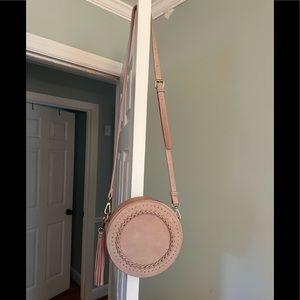 Free People dusty rose purse